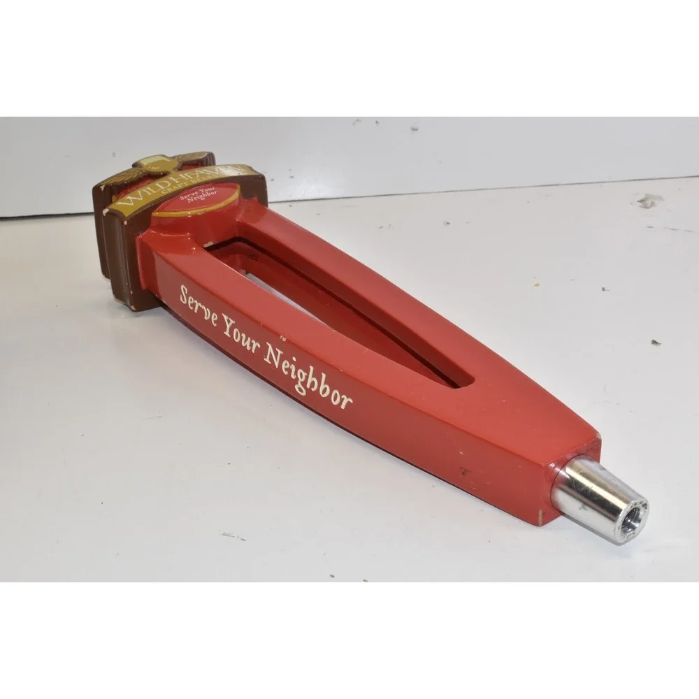 Wild Heaven Craft Beers Tap Handle Red Serve Your Neighbor Man Cave
